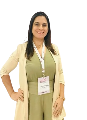 Dra. Aline Zyman de Andrade no consultório